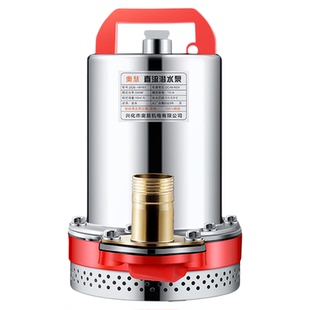 直流潜水泵48v60v72V电瓶车专用抽水泵农用灌溉小型12v24v抽水机