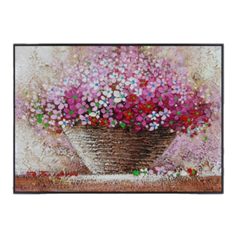 立体客厅定制花卉油画装饰画北欧