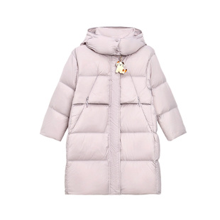 Livheartkids杜邦三防女大童羽绒服中长款冬季儿童女童羽绒外套冬