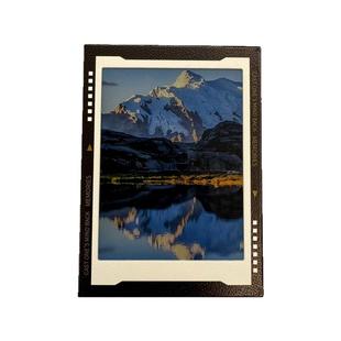 加厚反转胶片框精致对折式反转片夹明星应援写真生日礼物定制相框
