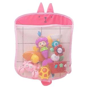 儿童浴室玩具沥水挂式网兜洗澡卡通挂袋透气多功能吸盘收纳袋网袋