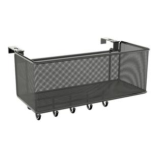 办公室桌面置物架工位整理神器可调节悬挂式挂篮桌面杂物收纳架盒