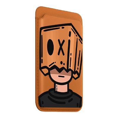 简约卡通magsafe磁吸卡套