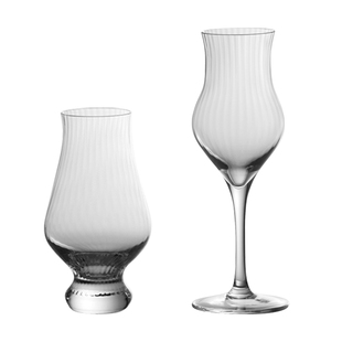 MOLALUNA.Tune.酒具竖纹威士忌闻香杯手工水晶玻璃洋酒杯 | 曲调