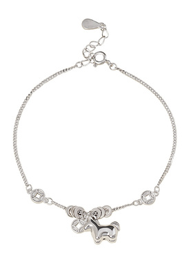 宫里上新马上来财纯银手链