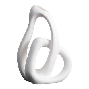 现代轻奢黑白抽象艺术摆件家居客厅酒柜电视柜办公室桌面软装饰品