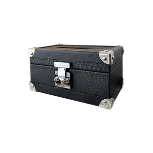 如是纸巾盒“小硬箱”高奢蛇纹金属包角客餐厅会所酒店乔迁礼物