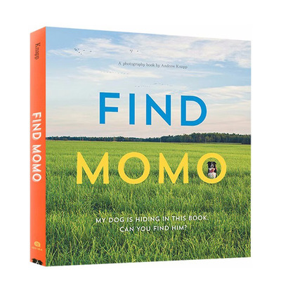 【预售】寻找莫莫：摄影书Find Momo: A Photography Book 网红狗狗摄影集 儿童互动书 英文原版进口图书