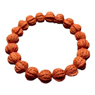 精品京八棱手串男款高端野生小核桃女款女士桃核雕刻男士桃胡手链