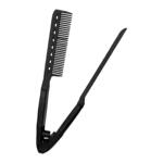 蓬松高颅顶神器发根蓬松梳V型梳子发夹男士专用 造型发梳美发工具