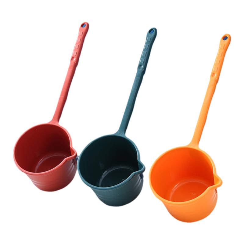 长柄塑料水舀宝宝洗头水勺厨房加厚水舀子水瓢儿童婴儿洗澡舀子