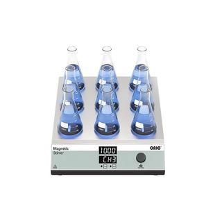 多联磁力搅拌器迷你实验室加热四联六联电磁搅拌机大容量搅拌台