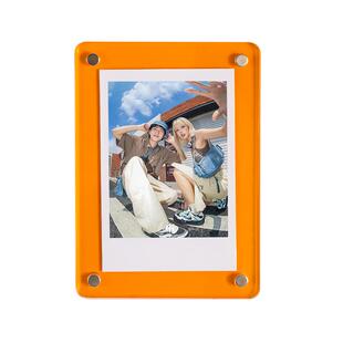 筠优自制迪士尼冰箱贴彩色亚克力磁吸相框DIY拍立得照片墙