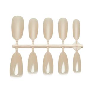 纯欲裸肤有色建构穿戴甲片 嬛嬛色长中短椭圆杏仁指甲美甲半成品