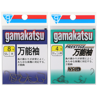 伽玛卡兹万能袖茶色鱼钩黑色鲫鱼