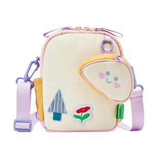 shukiku儿童吐司斜挎包一包三用男女同款背包超轻自动耐脏小书包