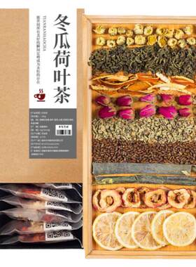 刮油去脂减肚子冬瓜荷叶茶