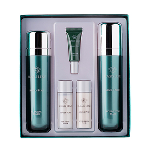 美肌丽诺菁纯赋活水乳套装两件套女士保湿提亮肤色韩国正品