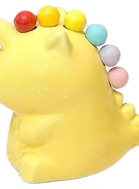 新款萌趣独角兽水果叉摆件