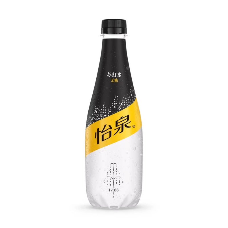 怡泉苏打水400ml*24瓶原味气泡水