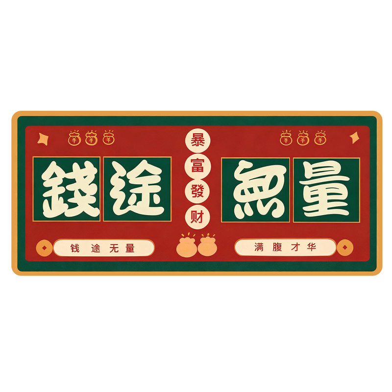 趣味文字鼠标垫男女生特色超大加厚办公桌垫键盘垫动漫电竞游戏垫