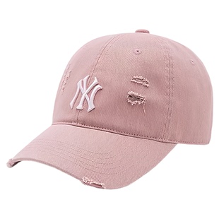 MLB专柜 KARINA同款时尚做磨破旧软顶棒球帽复古鸭舌帽CPVV3