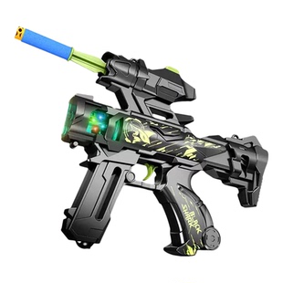 儿童玩具枪黑鲨M416八音枪可发射灯光音效男孩突击步枪 电动玩具