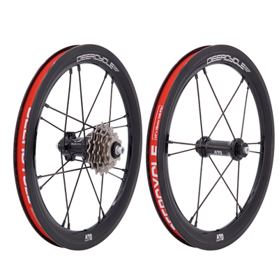deercycle14寸5速412折叠车轮组