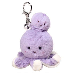 YUYI原创意海洋小章鱼磁吸一对情侣毛绒公仔书包挂件钥匙扣包挂饰