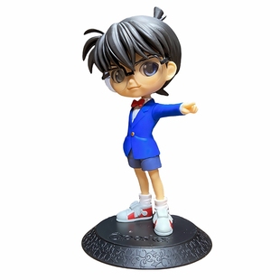 正版万代眼镜厂Qposket 名侦探柯南工藤新一怪盗基德小兰景品手办