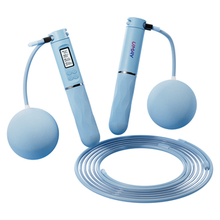 燃脂跳绳减肥专用成人健身计数跳神女生专业有绳负重中考钢丝绳子