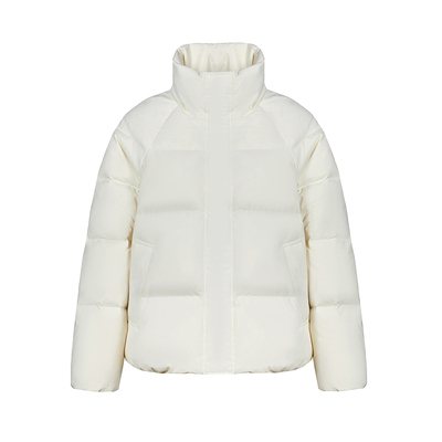 袂绒保暖短款羽绒服女2025新款