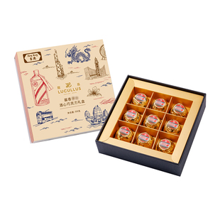 lucullus龙岛酱香酒心巧克力礼盒高端新年圣诞礼物送礼