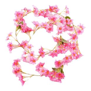 仿真迎春花樱花藤条假花装饰客厅空调水管道缠绕花藤暖气遮挡花条