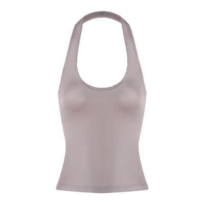 CSFC仿皮面挂脖吊带 不是皮料是透气针织