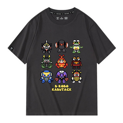 短袖T恤男女同款铁甲小宝