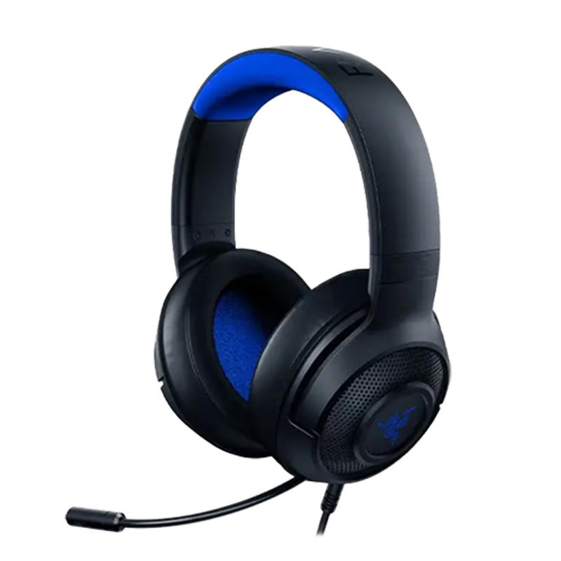Razer雷蛇北海巨妖标准版X深海蓝头戴式耳机7.1电竞游戏电脑耳麦