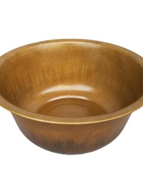 手工加厚发面spa洗脚铜盆