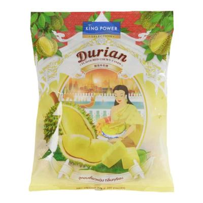 泰国Kingpower榴莲味软糖228g泰国进口果味糖60颗果味糖果年货糖