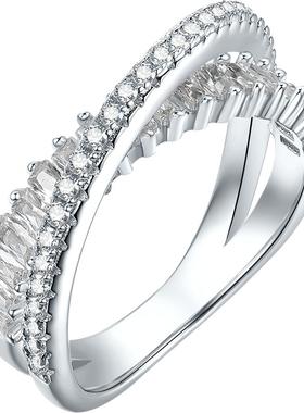 周六福S925银戒指小众设计