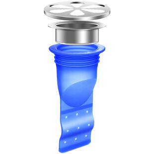 地漏防臭器下水管道防返臭神器堵口器卫生间通用硅胶垫盖防虫内芯
