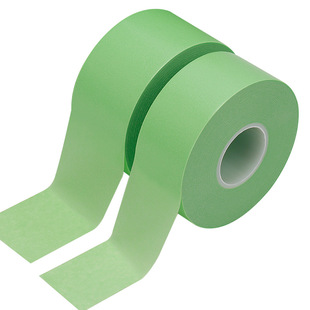 弱粘性和纸美纹分色纸胶带批发墙面装修乳胶漆艺术漆专用胶布低粘性不留胶无痕不伤墙易手撕美术生绿色美文纸