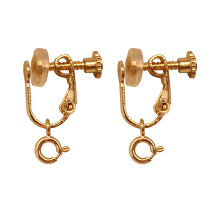 手工diy吊坠改螺丝旋耳夹转换器弹簧扣饰品配件女无耳洞 简单方便