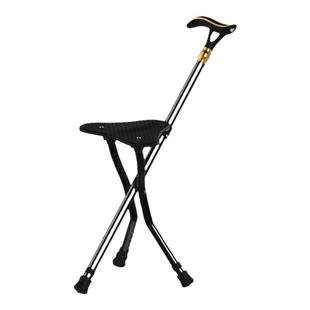 拐杖凳助步器老年人椅子可坐手杖座椅四脚拐老人防滑