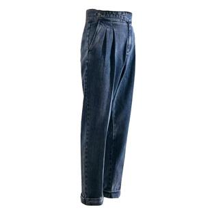 秋冬新款廓尔格牛仔裤男直筒宽松四季休闲裤百搭修身高级感棉面料