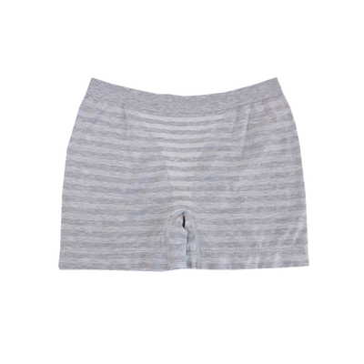 莫代尔条纹男士无缝高弹四角内裤