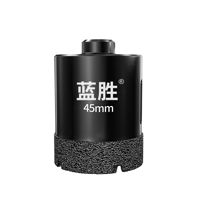 蓝胜角磨机开孔器瓷砖全瓷陶瓷玻璃大理石干钻打孔金刚砂钻头大全