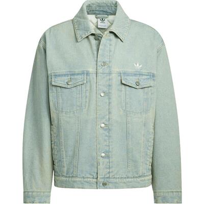 adidas阿迪达斯三叶草男子DENIM PAD 运动休闲棉服牛仔外套KC2624