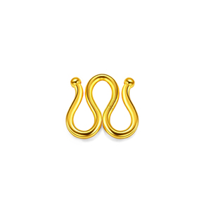 整套S925纯银M扣项链扣连接扣子手链扣DIY手链挂钩环（W扣）