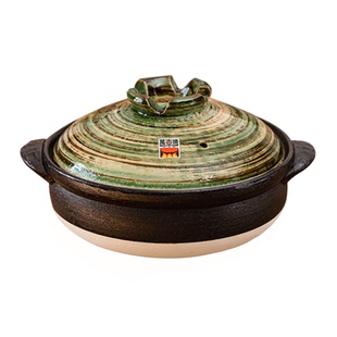 日本原装进口万古烧砂锅耐高温土锅煲汤炖煮煲仔饭砂锅炖菜炖汤锅
